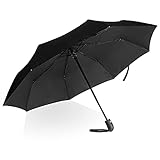 Villkin Regenschirm sturmfest mit Auf-Zu-Automatik - robuster und hochwertiger...