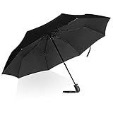 Villkin Regenschirm sturmfest mit Auf-Zu-Automatik - robuster und hochwertiger...