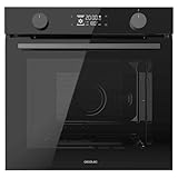 Cecotec Einbau-Backofen Pyrolyse 73L Bolero Hexa P526000 Glass Black A. 2800W, 9...