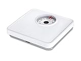 Soehnle Analoge Personenwaage Tempo White mit 130 kg Tragkraft, Körperwaage mit...