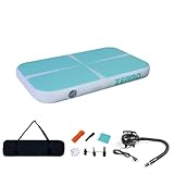 CCLIFE Tracking Matte 1m Turnmatte Aufblasbar klappbar mit Elektrischer...