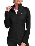MoFiz Fliesjacke Damen Warm Sweatjacke Arbeitsjacke Leichte Stehkragen...
