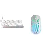 KOORUI Mechanisch Tastatur, 60% Gaming Tastatur & Mars Gaming MMW3W, Kabellose...