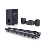 LG SQC4R 4.1 Soundbar (220W) mit kabellosem Subwoofer und Rücklautsprechern...