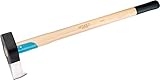 HAZET Spalthammer (Kopfgewicht: 3000 g, Stiellänge: 900 mm, Hickory Holz)...