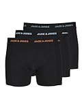 JACK&JONES Herren JACMARVIN SOLID Trunks 3 Pack Boxershorts,...