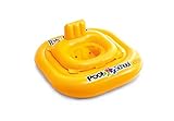 Intex 56587EU - Schwimmring mit Sitz Pool School Quadratisch, Vinyl, Gelb, 79x79...