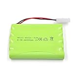 Gecoty® 12V 2400mAh NiMH Akku, Wiederaufladbarer AA Akkupack mit KET 2P...