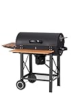 Tarrington House Louisiana Holzkohle-grillwagen mit Rollen und Aschefänger,...