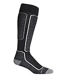 Icebreaker Herren Men's Wool With Light Padding skiing socks, Schwarz, L EU