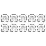 10 Stück Busch-Jaeger Reflex SI Set: 20 EUC-214 SCHUKO® Steckdosen-Einsatz...
