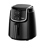 Midea MF-TN40D2 Airfryer XL, Heißluftfritteuse 4L,Dual Cyclone Technology, 90%...