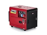 Diesel Stromerzeuger 6 kW/230V, 6 kW/400V – Leiser Notstromaggregat mit 15L...