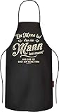 Grillschürze Kochschürze Küchenschürze als Geschenk für Männer: Ein Mann...
