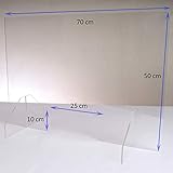 Queence | Hochwertiger Spuckschutz aus Acrylglas | Ideal für Verkaufs-/ und...