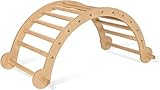 PINOLINO Kari Kletterbogen & Wippe, 2-in-1 Kinder Spielgerät, sicher & stabil,...