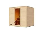 Karibu Gartensauna 230,8x189,9x219,5cm│Garten Sauna aus Fichte 38mm│mit...
