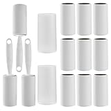 17-Teiliges Fusselrolle-Set, Superstarker Fusselrolle Kleidung (12 Rollen, 720...