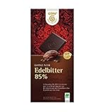 GEPA Bio Grand Noir Edelbitter 85% Kakao Flach-Tafel-Schokolade 1 Karton (10 x...