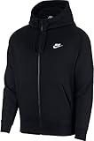 Nike Herren Hoodie mit Durchgehendem Reißverschluss Sportswear Club Fleece,...