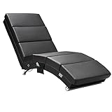 Casaria® Relaxliege Massage Heizfunktion 186x89x55cm Ergonomisch Kunstleder...