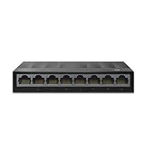 TP-Link LS1008G 8-Port Desktop Switch (8 x Gigabit Auto-Negotiation RJ45 Ports,...