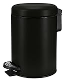 Kleine Wolke Kosmetikeimer One, Farbe: Schwarz, Material: Edelstahl/PP, Größe:...