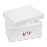 THERM-BOX Styroporbox 5W Innen: 25x19x12cm Wand 3cm Volumen 5,9L Isolierbox...