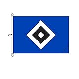 Stormflag Hissfahne HSV Raute Flagges extra stärkere Ecke 120cmx180cm...