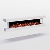 GLOW FIRE Elektrokamin Clear 50 mit realistischem 3D LED-Feuer -...