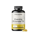 OnEnergy Nachtkerzenöl 1000 mg – 180 Weichkapseln – 6-Monatsvorrat –...