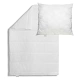 Bodyprotect Bettwaren Set, Ganzjahresdecke 135 x 200 cm + Kopfkissen 80 x 80 cm,...