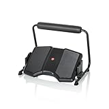 hjh OFFICE Fußstütze Büro PODI F Schwarz ergonomische Fußablage...