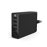 Anker PowerPort 6 (60W 6-Port USB Ladegerät) Family-Sized Desktop Ladeadapter...