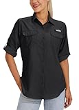 WILLIT Damen UPF 50+ Shirt Sonnenschutz Shirts Hemden Langarm Wanderbluse Safari...