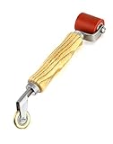 QWORK® 2 IN 1 Andrückwalze Rollen Hochtemperaturbeständige, 40 mm Hartgummi...