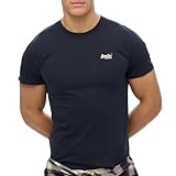 Superdry Herren-T-Shirt, Marineblau, marine, L
