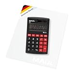 MAUL Taschenrechner M8 | Rechner mit großem 8-stelligem Display |...