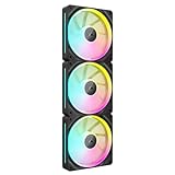 CORSAIR iCUE LINK LX120 RGB 120mm PWM-Lüfter Dreierpack – Dual Light Loops...