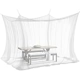 ELEGANCIO Moskitonetz für Innen und Außen 300 x 300 x 250 cm 220 Mesh Outdoor...