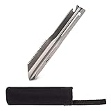 Navaris Titan Schaufel Outdoor Ultraleicht - Gezackte Campingschaufel Multitool...