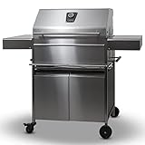 Schickling Premio XL III Allrounder Plus - Holzkohlegrill Grillwagen aus...