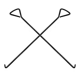 MaxAwe 2 Stk 80cm kanaldeckelheber, Kanalhaken Schachthaken Schachtdeckelhaken...