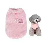 CareCooo Hundepullover Kleine Hunde Pink - Weich, Warm & Langlebig, Einfach...