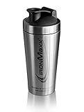IronMaxx Eiweiß Shaker - 750ml Steelshaker | Auslaufsicher,...