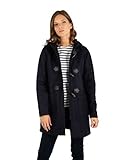Armor Lux Damen Concarneau Dufflecoat, Rich Navy, 46