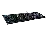 Logitech G815 mechanische Gaming-Tastatur, Taktiler GL-Tasten-Switch mit flachem...