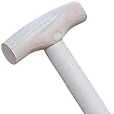 Land-Haus-Shop Spatenstiel Ersatz Spaten Holz Stiel aus Esche mit T-Griff, 85 cm...