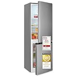 Exquisit Kühl-Gefrierkombination, 144 cm Höhe, Kühlschrank mit Gefrierfach,...
