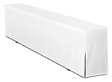 TexDeko® Bierbankhusse für Bierzeltgarnitur 220x25x46cm Premium Blickdicht...